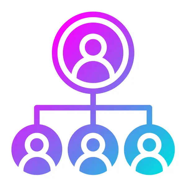 Çalışanlarla İlişki Vektörü Simge Tasarımı İllüstrasyonu