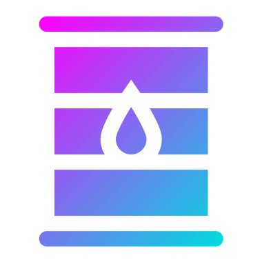 Eco Barrel Vektör Simgesi Tasarım İllüstrasyonu