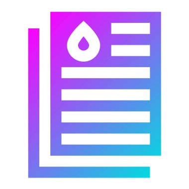 Yağ Analizi Vektör Simgesi Tasarım İllüstrasyonu