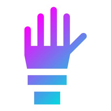 El Vektörü Simgesi Tasarım İllüstrasyonu