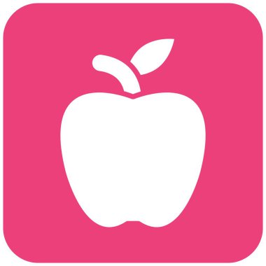 Apple Vektör Simgesi Tasarım İllüstrasyonu