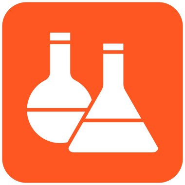 Kimya Vektörü Simge Tasarımı Çizimi