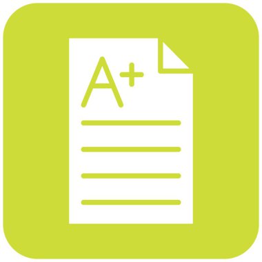 A + Vektör Simgesi Tasarım İllüstrasyonu