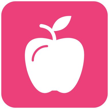 Apple Vektör Simgesi Tasarım İllüstrasyonu