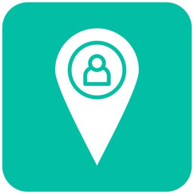 Konum Vektör Simgesi Tasarım İllüstrasyonu