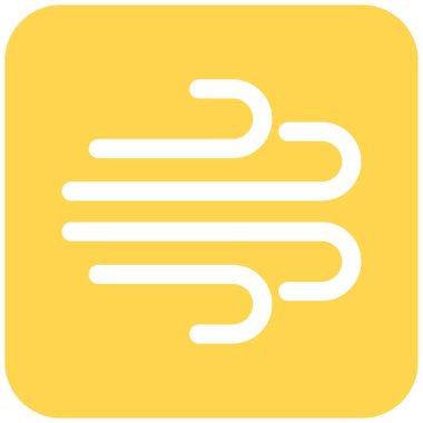 Rüzgâr vektör simgesi tasarımı çizimi