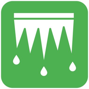 Icicle Vektör Simgesi Tasarım İllüstrasyonu