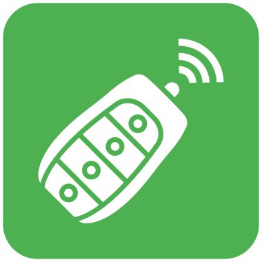 Akıllı Anahtar Vektörü Simgesi Tasarım İllüstrasyonu