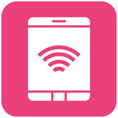 Tablet Vektör Simgesi Tasarım İllüstrasyonu