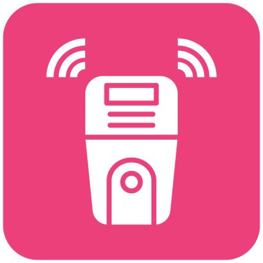 Hava arındırıcı Vektör Simgesi Tasarım İllüstrasyonu