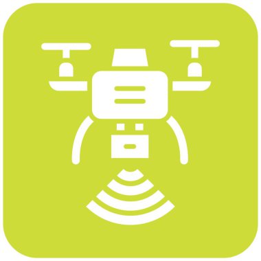 Drone Vektör Simgesi Tasarım İllüstrasyonu