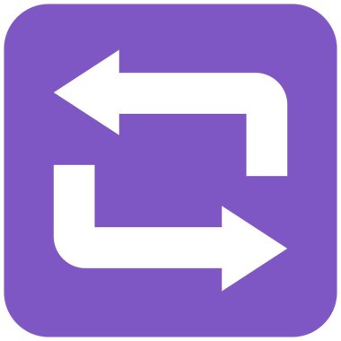 Vektör Simgesi Tasarım İllüstrasyonunu Tekrarla