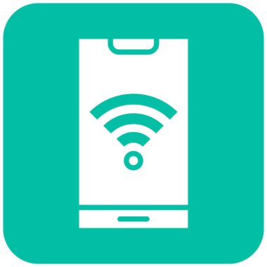 Wifi Vektör Simgesi Tasarım İllüstrasyonu