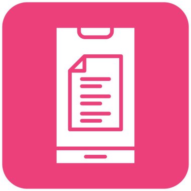 Not Vektörü Simgesi Tasarım İllüstrasyonu