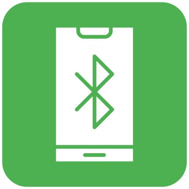 Bluetooth Vektör Simgesi Tasarım İllüstrasyonu