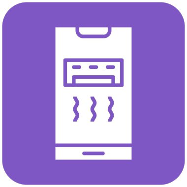 Klima Vektör Simgesi Tasarım İllüstrasyonu