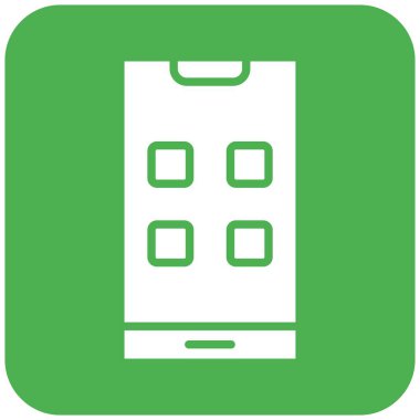 Uygulama Vektörü Simgesi Tasarım İllüstrasyonu