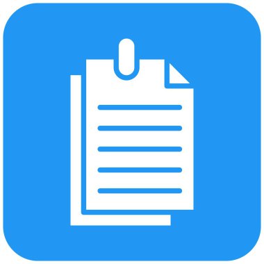 Yapışkan Not Vektör Simgesi Tasarım İllüstrasyonu