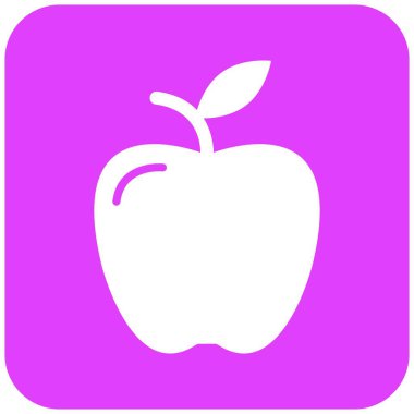 Apple Vektör Simgesi Tasarım İllüstrasyonu