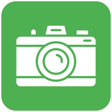 Kamera Vektörü Simgesi Tasarım İllüstrasyonu