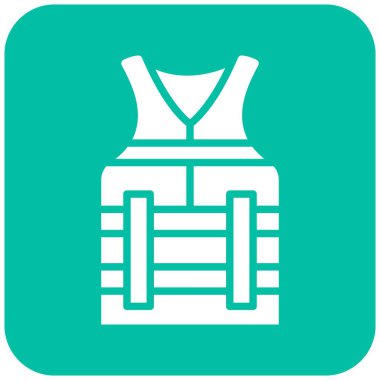 Can yeleği Vektör Simgesi Tasarım İllüstrasyonu