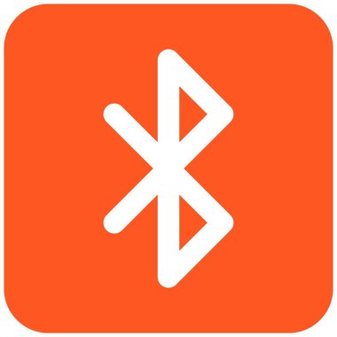 Bluetooth Vektör Simgesi Tasarım İllüstrasyonu