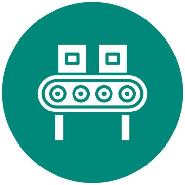 Taşıyıcı Vektör Simgesi Tasarım İllüstrasyonu