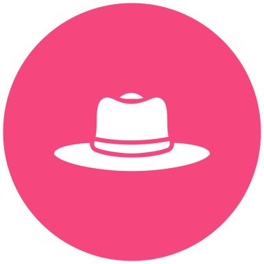 Şapka Vektörü Simgesi Tasarım İllüstrasyonu