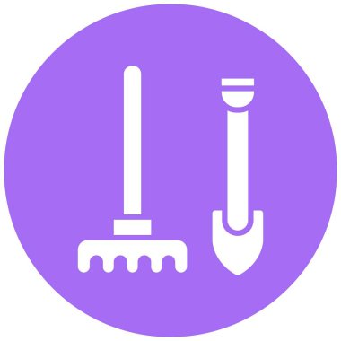 Bahçe araçları Vektör Simgesi Tasarım İllüstrasyonu