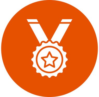 Madalya vektör tasarım illüstrasyonu