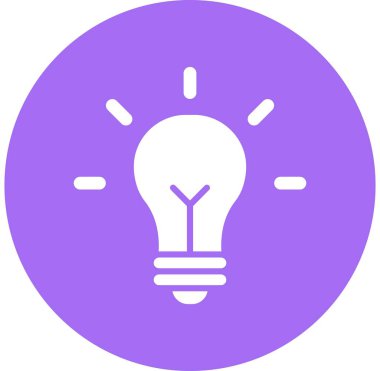 Fikir Vektörü Simgesi Tasarım İllüstrasyonu