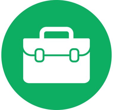 Evrak Çantası Vektör Simgesi Tasarımı İllüstrasyonu