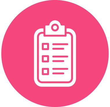 Planlama Vektörü Simgesi Tasarım İllüstrasyonu