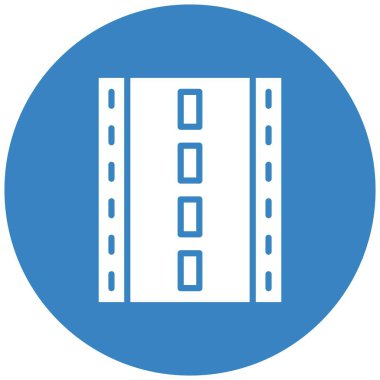 Runway Vektör Simgesi Tasarım İllüstrasyonu