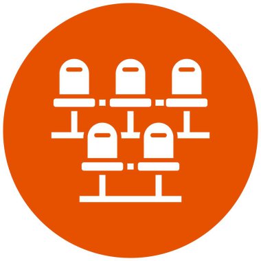 Bekleme Odası Vektör Simgesi Tasarım Çizimi