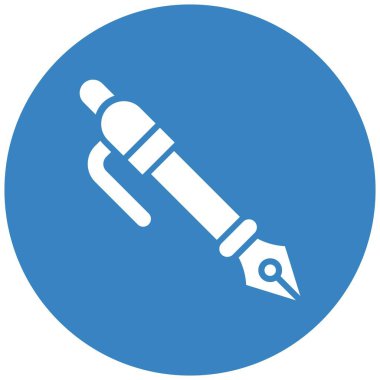 Kalem Vektörü Simgesi Tasarım İllüstrasyonu