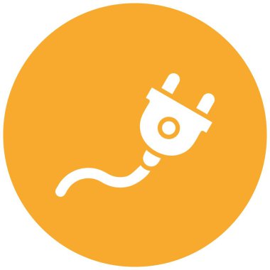 Eklenti Vektörü Simgesi Tasarım İllüstrasyonu