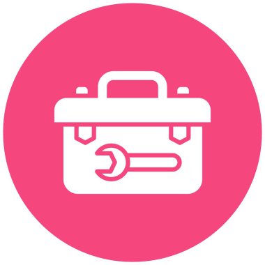 Araç Kutusu Vektör Simgesi Tasarım İllüstrasyonu