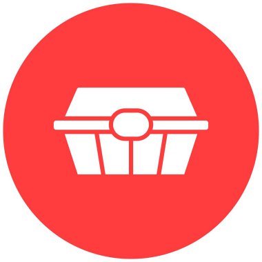 Beslenme Kutusu Vektör Simgesi Tasarım İllüstrasyonu