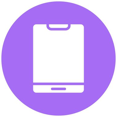 Tablet Vektör Simgesi Tasarım İllüstrasyonu