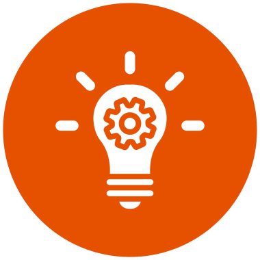 İcat Vektörü Simgesi Tasarım İllüstrasyonu