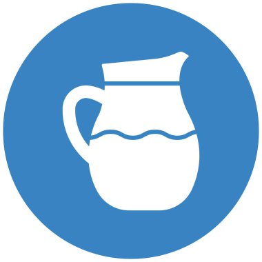 Su testisi Vektör Simgesi Tasarım Çizimi