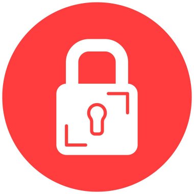 Padlock Vector Icon Design Illustration