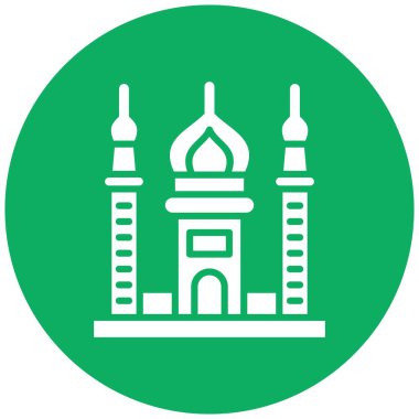Cami Vektörü Simgesi Tasarım Çizimi