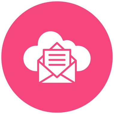 İleti Vektörü Simgesi Tasarım İllüstrasyonu