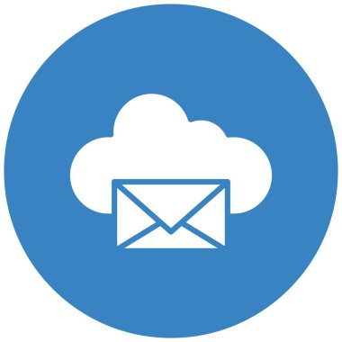 E- posta Vektör Simgesi Tasarım İllüstrasyonu