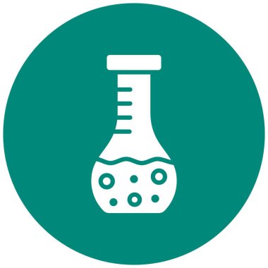 Volumetrik şişe Vektör Simgesi Tasarım İllüstrasyonu