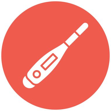 Termometre Vektör Simgesi Tasarım İllüstrasyonu