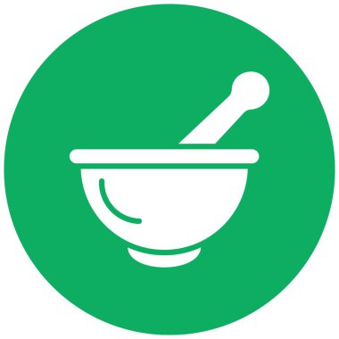 Havan Vektörü Simgesi Tasarım İllüstrasyonu