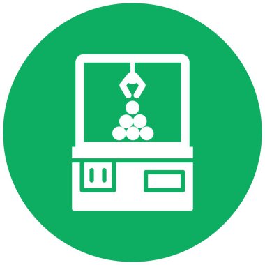 Turna Makinesi Vektör Simgesi Tasarım İllüstrasyonu